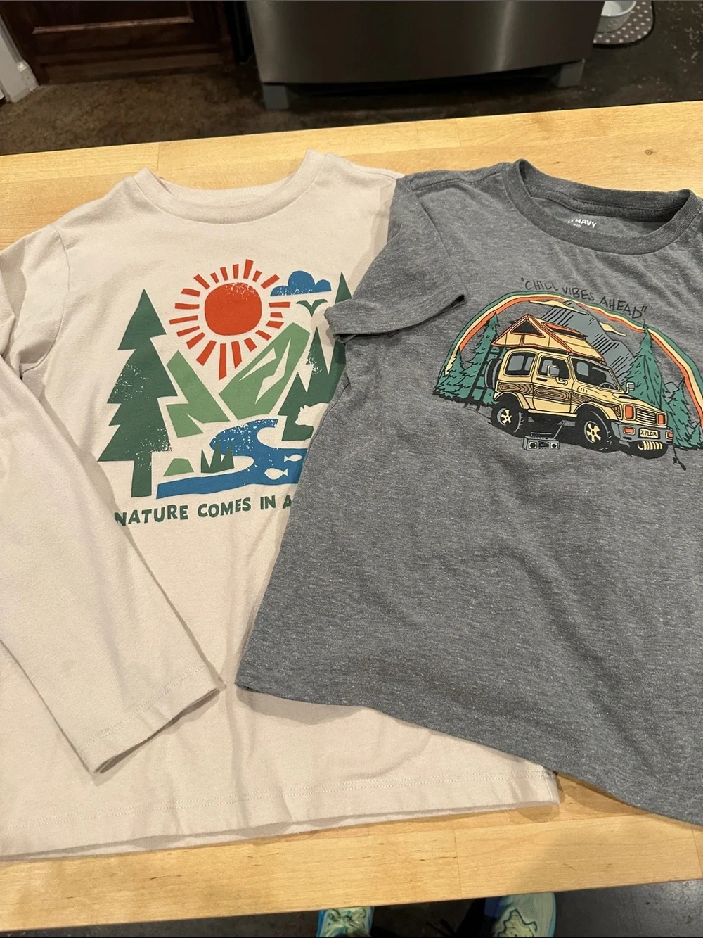 Camping/nature themed shirts